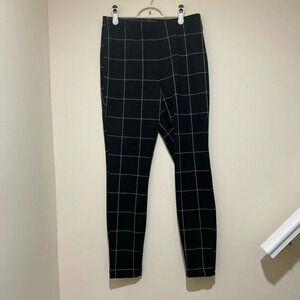 Women’s Jules & Leopold Brand Black and White Grind Print Skinny Dress Pants S:M
